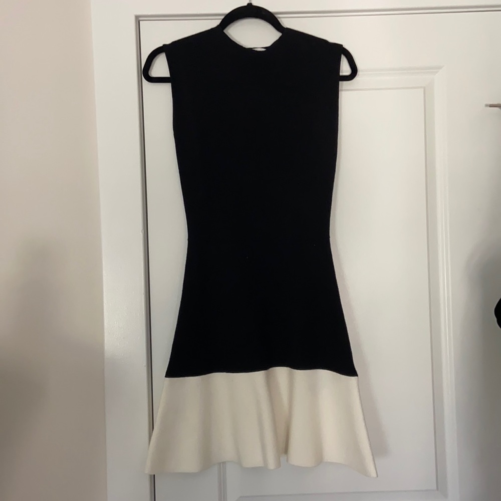 Zara Black and white sleeveless dress